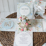 Ślubny Exploding box z tortem-szybka wysyłka v.4 - box kolor2