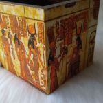 pojemnik egipski na przybory do pisania  - detal - ścianki