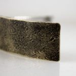 Kamień - mosiężna klamra (2000-22) - Metalowa spinka do włosów