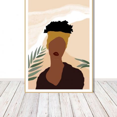 Grafika "Afrykańska kobieta"