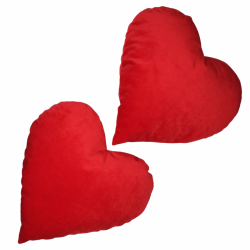 Walentynki poduszka czerwone serce prezent 30x30