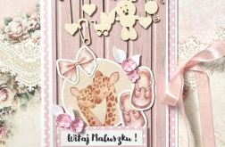 Kartka z okazji narodzin dziewczynki/dziecka