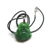 Zielony Jadeit chiński wisiorek - Budda - 