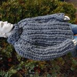 Męski olbrzymi sweter z wełny merynosa - 