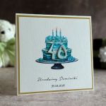 Kartka na 40 urodziny z personalizacją, BH 31 - Kartka na 40 urodziny