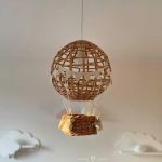 Lampa balon natur len - 