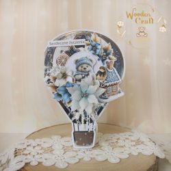 Kartka urodzinowa balonik "JollySeason"GOTOWA