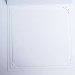 Minimalistyczna kartka na Chrzest z gołębicą - Kartka na Chrzest z życzeniami