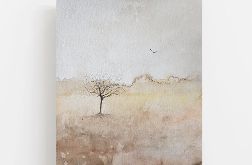 Drzewo-akwarela formatu 24/32 cm