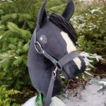 Hobby Horse, koń na kiju, zabawka - Maść Kary