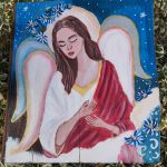 Anioł/obraz malowany/ - 