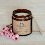 WALENTYNKOWY ZESTAW ŚWIEC SOJOWYCH O ROMANTYCZNYM ZAPACHU - świeca sojowa walentynki miłość serce