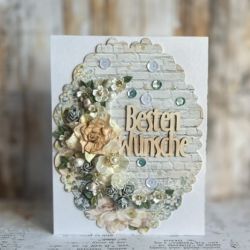 Kartka "besten wunsche" 436