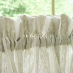 zazdrostki lniane w paseczki I 100x45 - 
