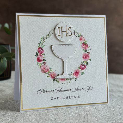 Ręcznie robione zaproszenia komunijne, 28