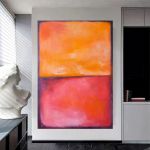Pomarańcz z różem-obraz akrylowy 100/70 cm  - 