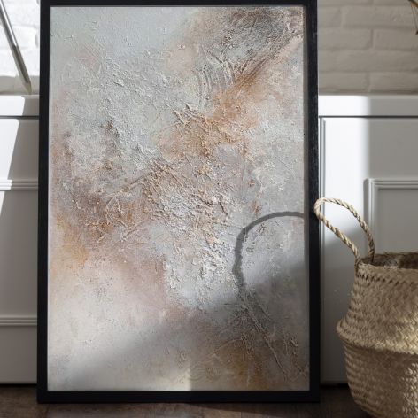 Jak przez mgłę I 40 × 60 cm I Obraz strukturalny