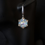 Wiszące Kolczyki "Crystal Vitrail" - kolczyki z kamieniami Preciosa