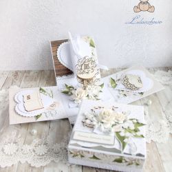 Exploding box komunijny "First Love" GOTOWY