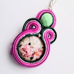 Rose Garden kolczyki sutaszowe - 