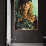 Dekoracje ścienne - Kate Moss - Plakat na papierze artystycznym