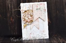 Sto lat - z zegarem shabby chic