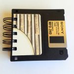 Notes - dyskietka floppy disk Office - tył notesu