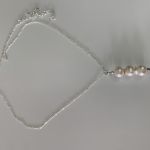 Naszyjnik z perłami srebro 925 - 
