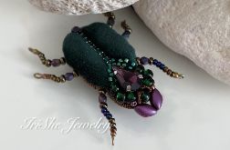 Broszka Żuk, biżuteria autorska