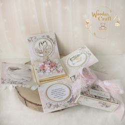 Exploding box ślubny kartka "Today1" GOTOWY