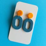 "Nira I" - kolczyki z gliny polimerowej. - lekkie i wygodne