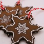 Ceramiczny pierniczek śnieżynka - 