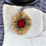 Wisior ceramiczny - Rubinowa Iskra - rubinowa iskra 2