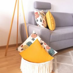 Kosz,koszyk z frędzlami, duży kosz boho 30 x19cm...