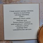 Kartka z okazji narodzin chłopca (w pudełku) - 