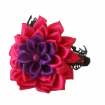 Opaska fascynator kwiat kanzashi - 