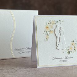 Kartka ślubna z pudełkiem i kopertą WP 132C