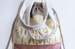 Kolorowa torba plecak 2w1 patchwork