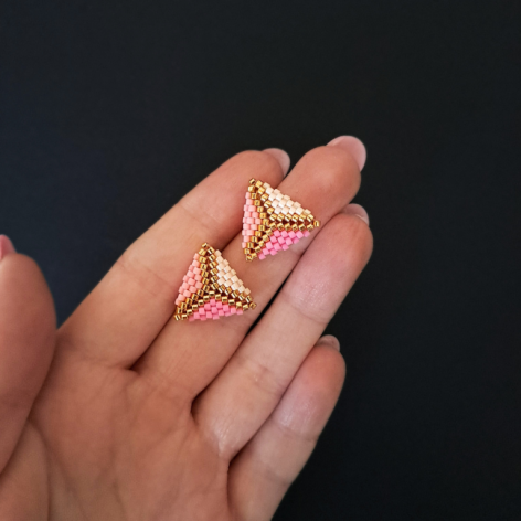 Różowe Trójkątne Sztyfty