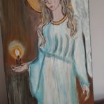 Anioł ze świecą - obraz - 