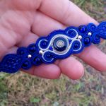 Bransoletka soutache Chabrowa - 