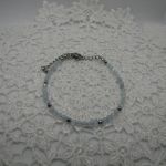 Delikatna bransoletka z akwamarynu 12 - 