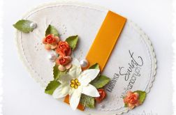 JAJKO - kwiecista kartka wielkanocna