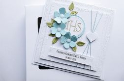 Elegancka kartka na Komunię personalizowana