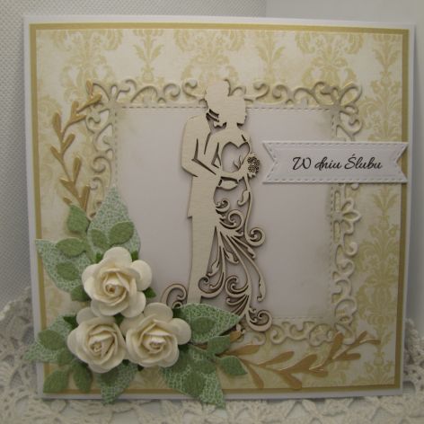 Kartka ślubna w pudełku 17