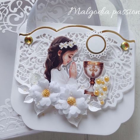 Torebka kartka na komunię