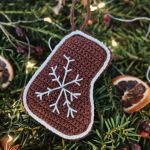 Skarpeta i rękawica Mikołaja - szydełkowe pierniczki - 