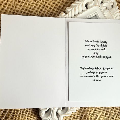 196,Bierzmowanie -kartka do koperty