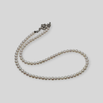 Luksusowy naszyjnik z białych pereł  - Ponadczasowy naszyjnik z pereł