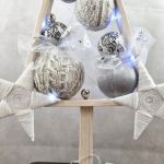 Drewniana choinka LED Handmade - 